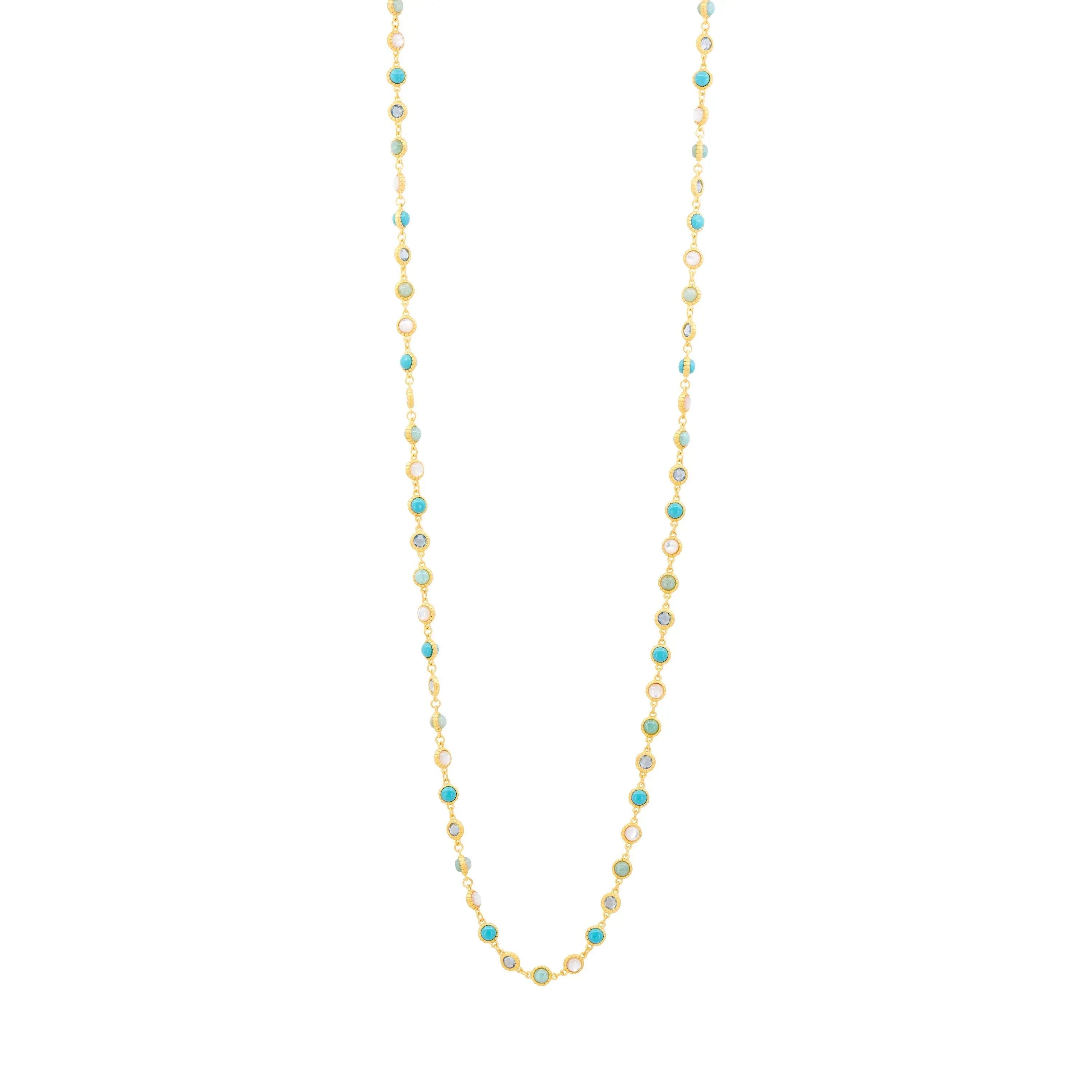  Sparkling Coast Long Chain Necklace Brooklyn Coast NECKLACE