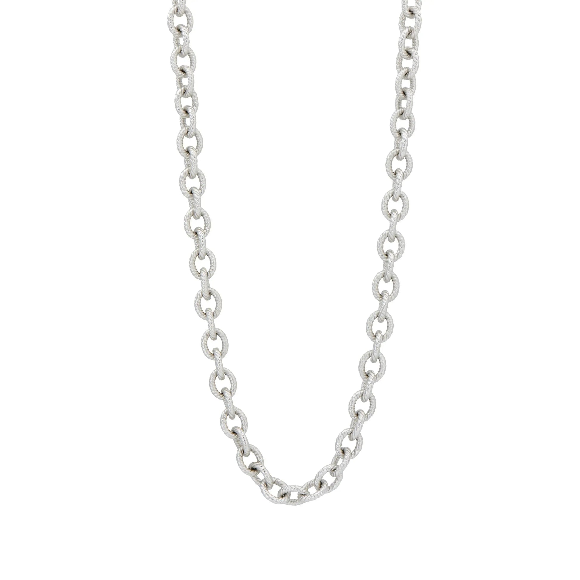  Twisted Cable Chain Link Necklace Industrial Finish NECKLACE