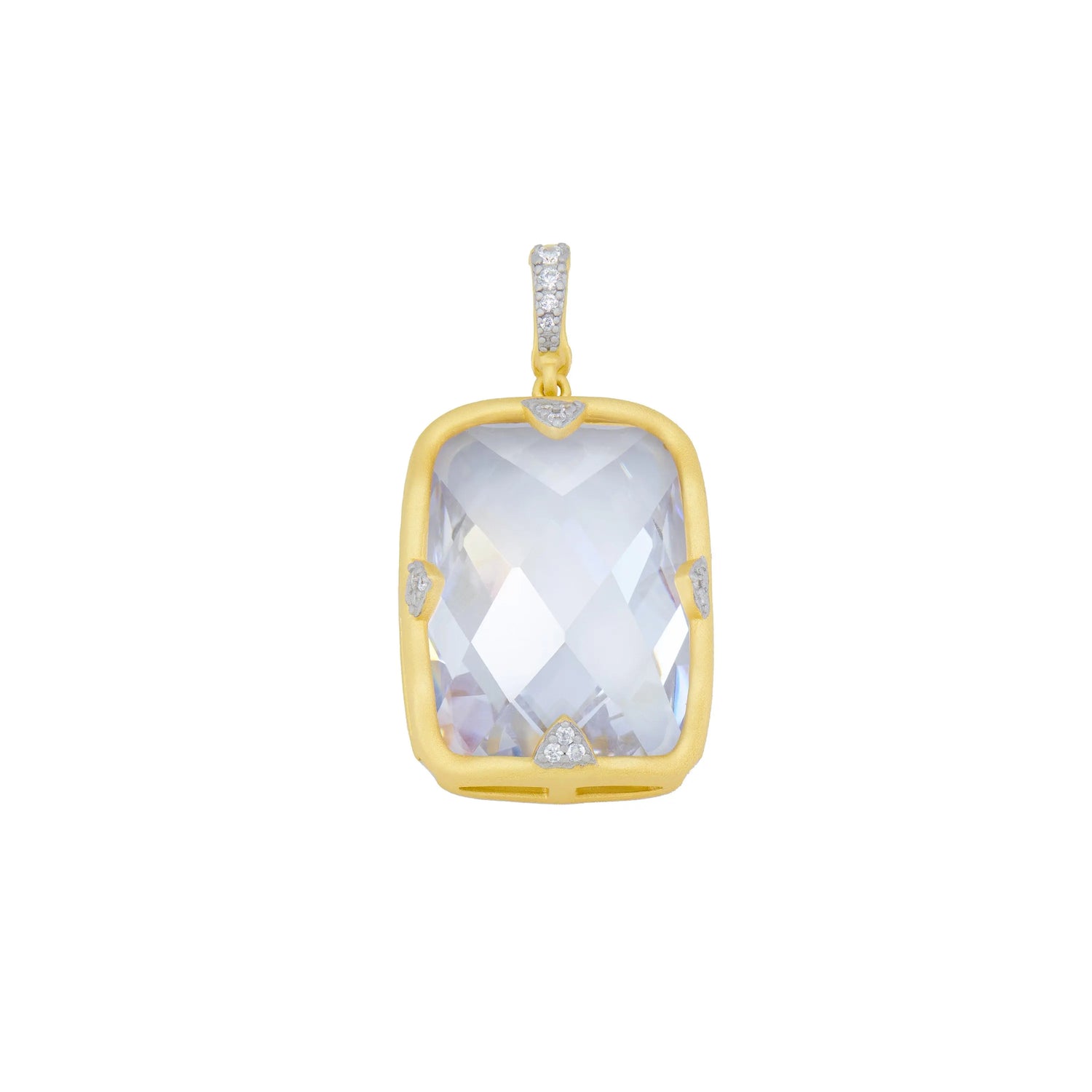 Cushioned Rectangle Rose-Cut Enhancer