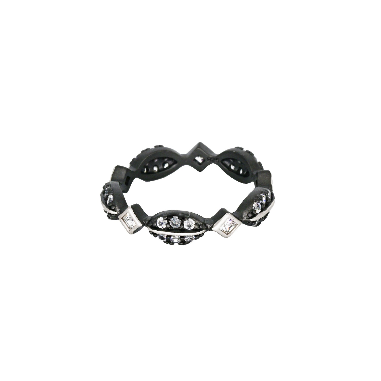 Two-Tone Mixed Shape Ring