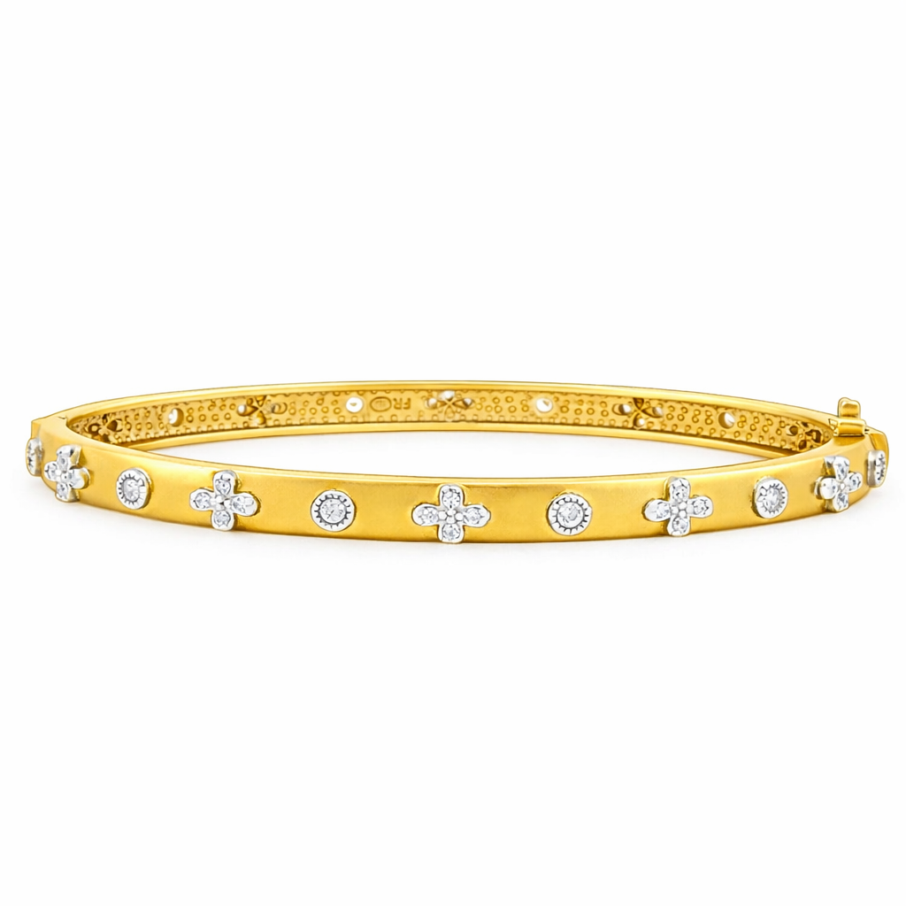 Our Favorite Clover Hinge Bangle