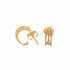 Signature Cityscape Wire Mini Hoop Earrings - FREIDA ROTHMAN