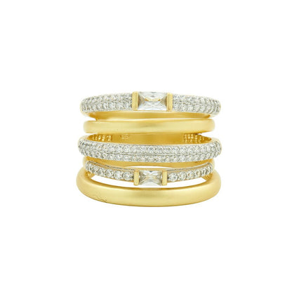 Pavé Caged Ring - FREIDA ROTHMAN