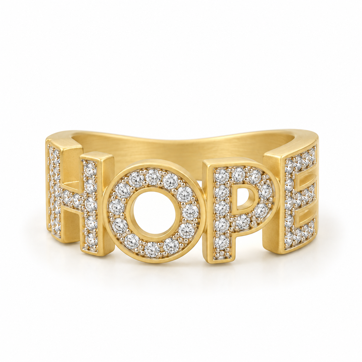 HOPE Pavé Statement Ring