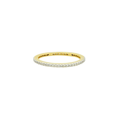 GoldSilver9 All Pavé Stack Ring RINGS FOR STACKING RING