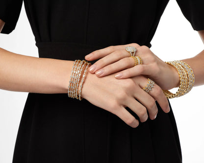 Fleur Bloom 3-Stack Rings - FREIDA ROTHMAN