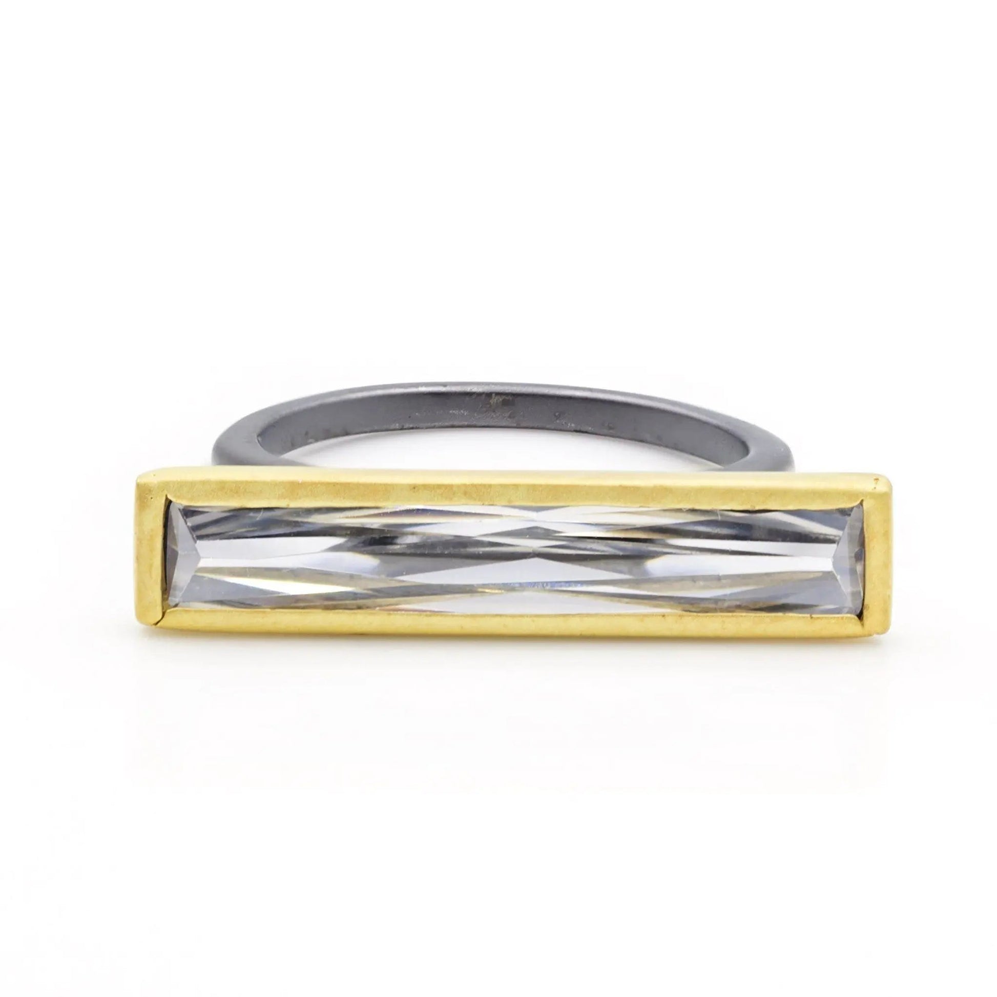 Baguette Bar Ring - FREIDA ROTHMAN