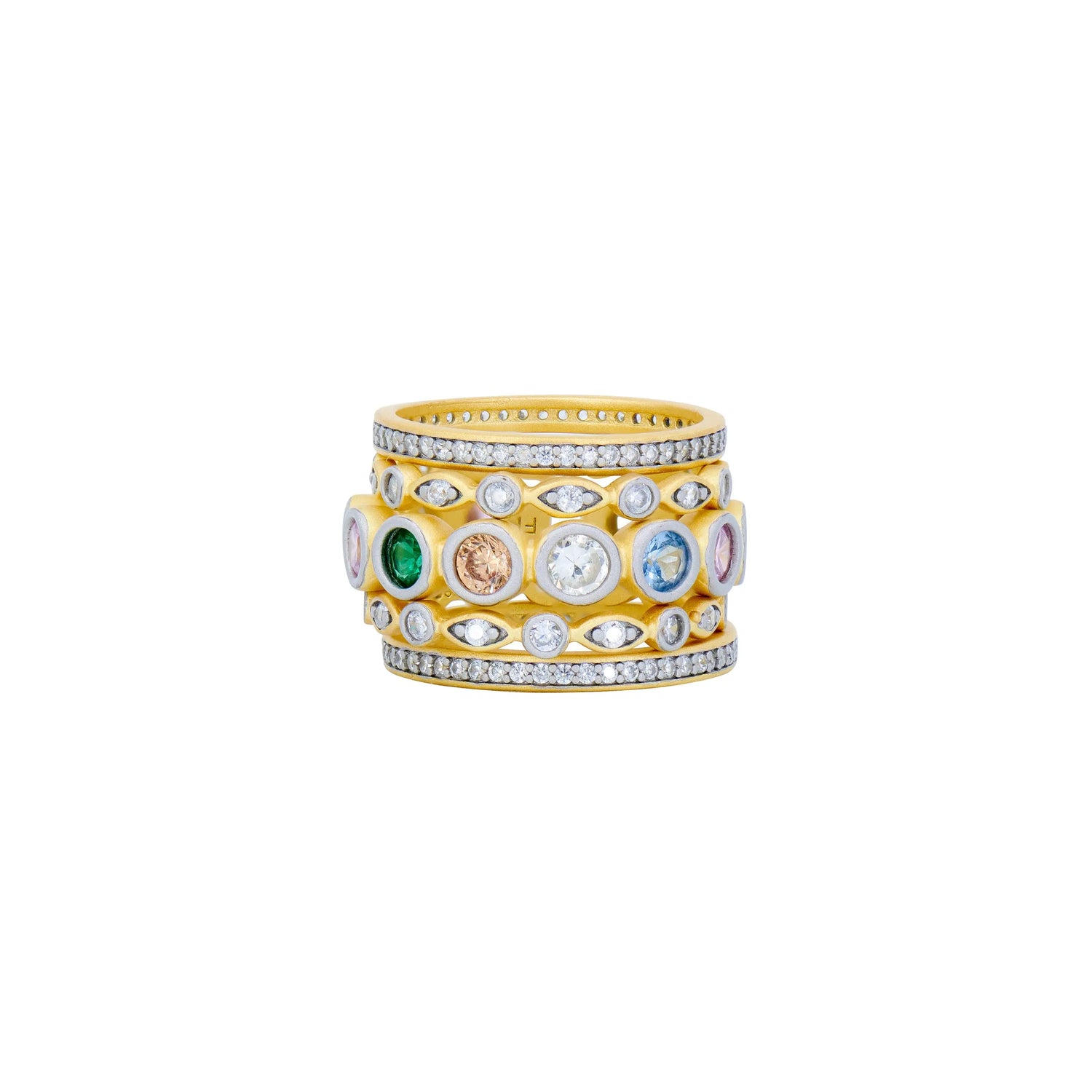 9 Coastal Hue 5-Stack Ring Brooklyn Coast RING
