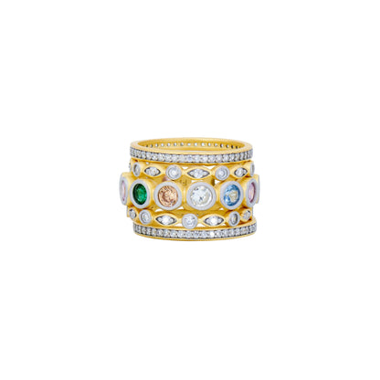 9 Coastal Hue 5-Stack Ring Brooklyn Coast RING