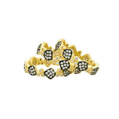 Imperial Pavé 3 - Stack Rings - FREIDA ROTHMAN