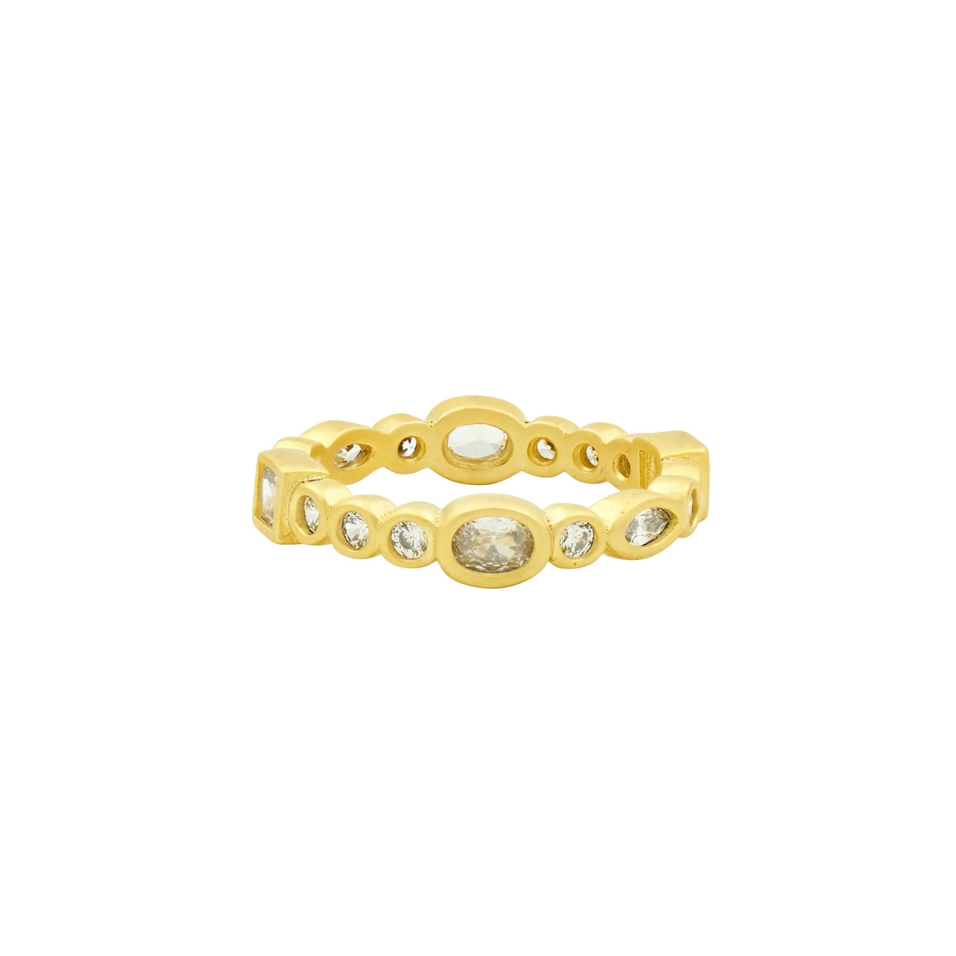 Gold9 Mixed Shape Radiance Ring RINGS FOR STACKING RING