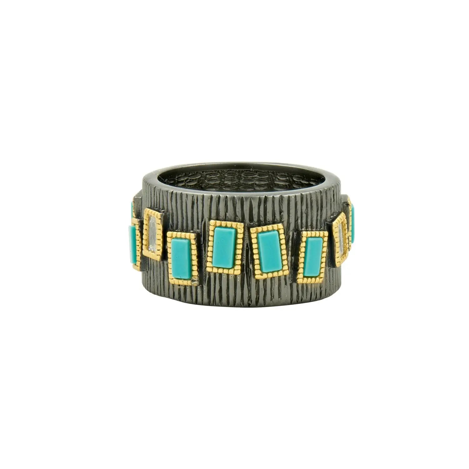  Multi-Stone Cigar Band Celestial RING