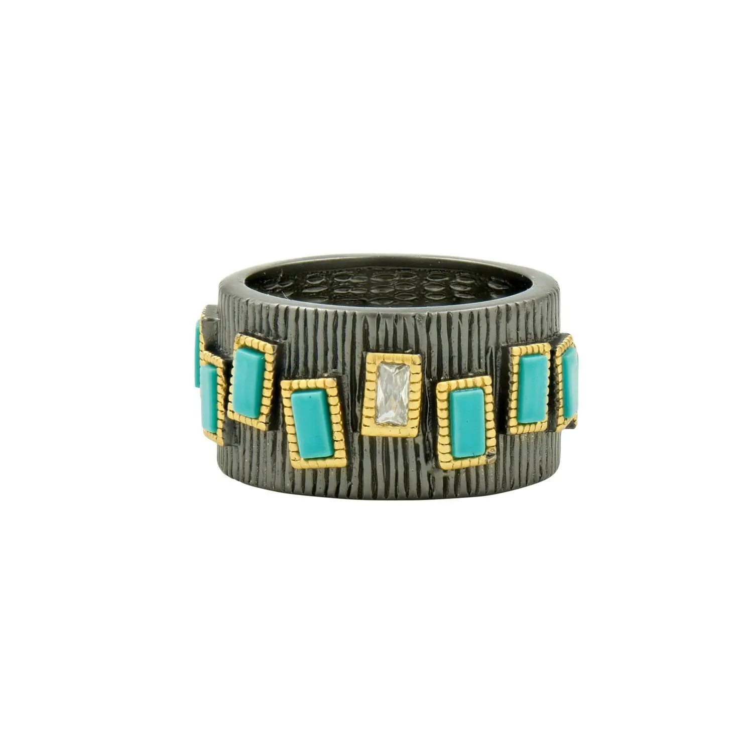 8 Multi-Stone Cigar Band Celestial RING