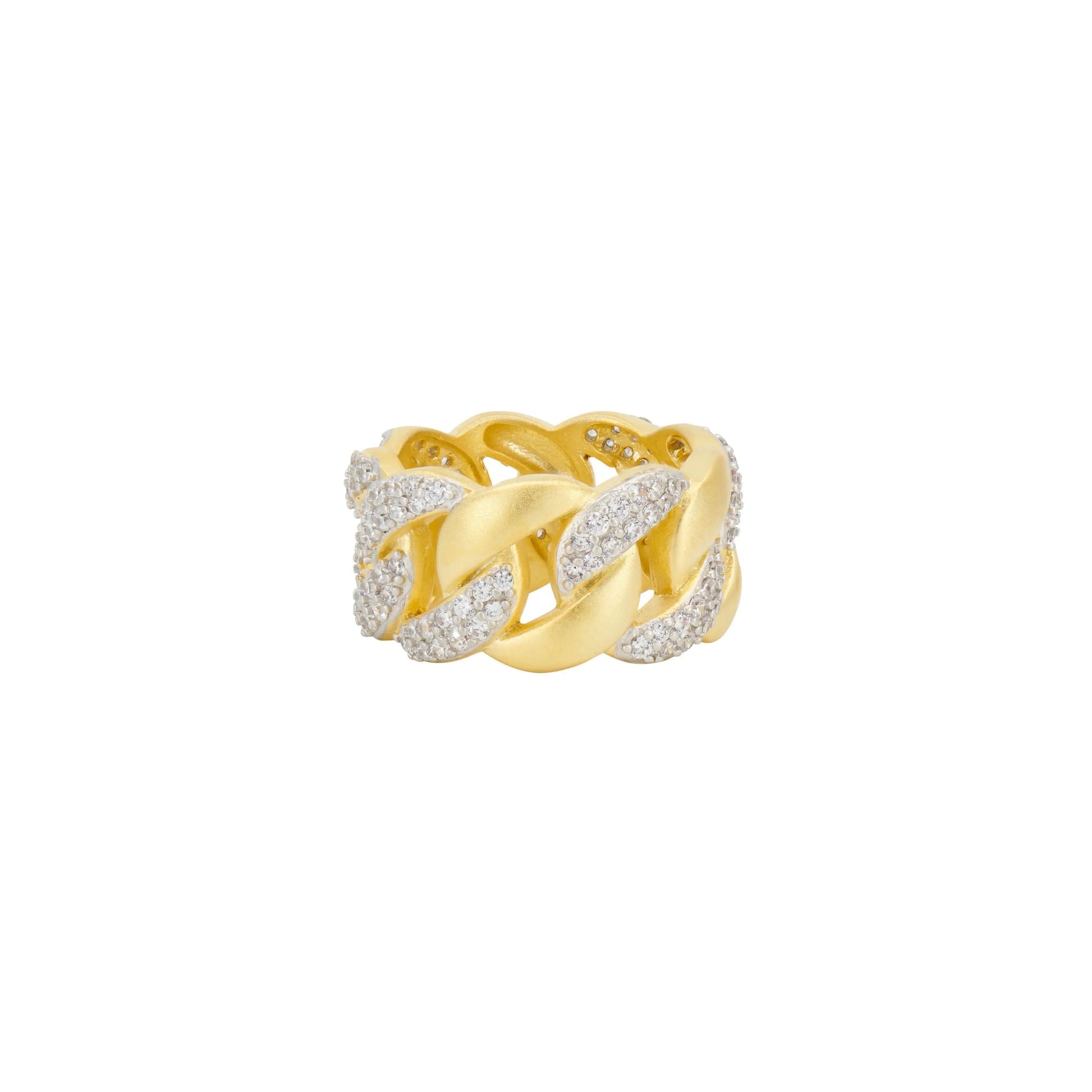  Pavé Chain Link Ring Armor of Hope RING