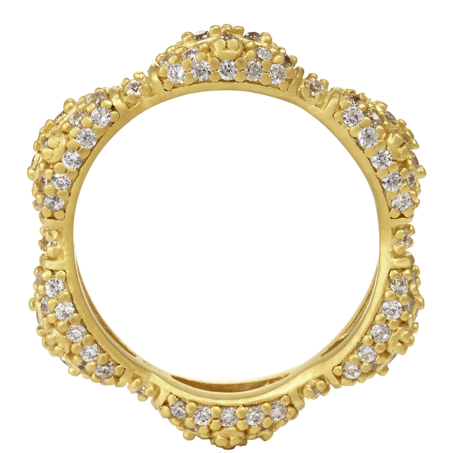 Marquise Clover Eternity Band Ring