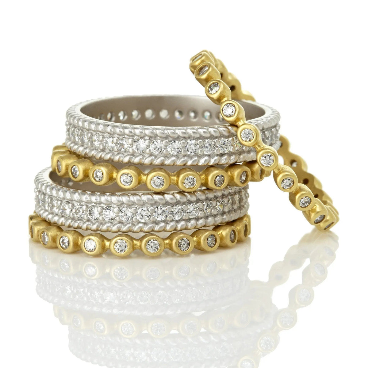 Freida Rothman Stackable Rings FREIDA ROTHMAN | Signatature Pavé 5-Stack Ring