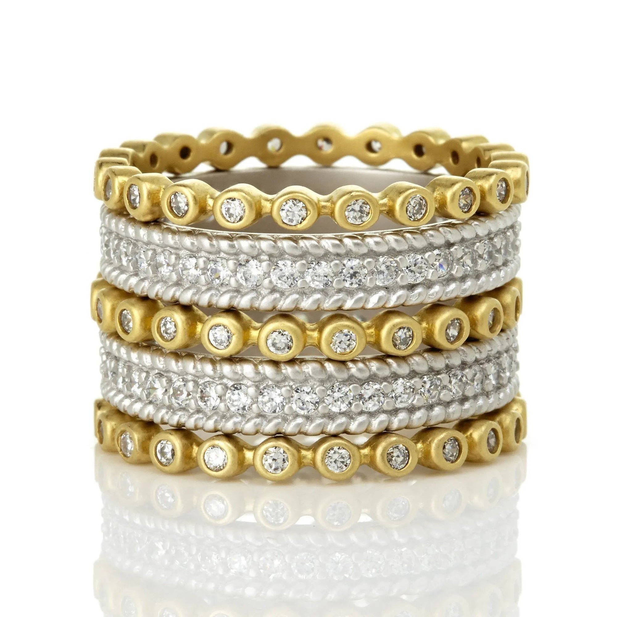 FREIDA ROTHMAN | Signatature Pavé 5-Stack Ring