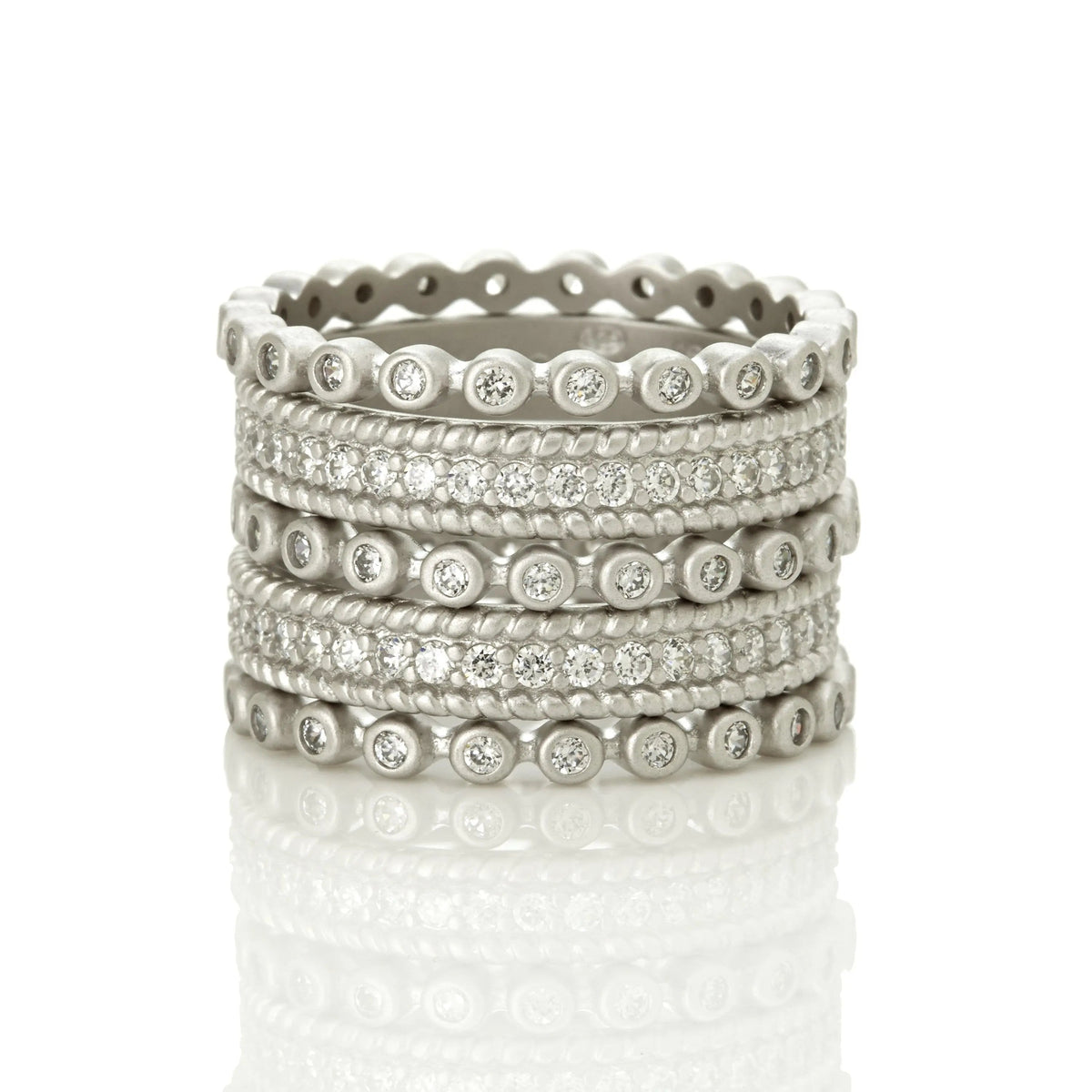 FREIDA ROTHMAN | Signatature Pavé 5-Stack Ring