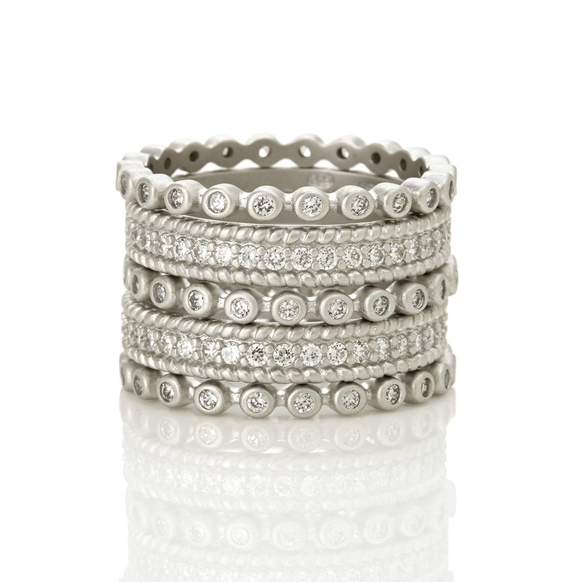 FREIDA ROTHMAN | Signatature Pavé 5-Stack Ring