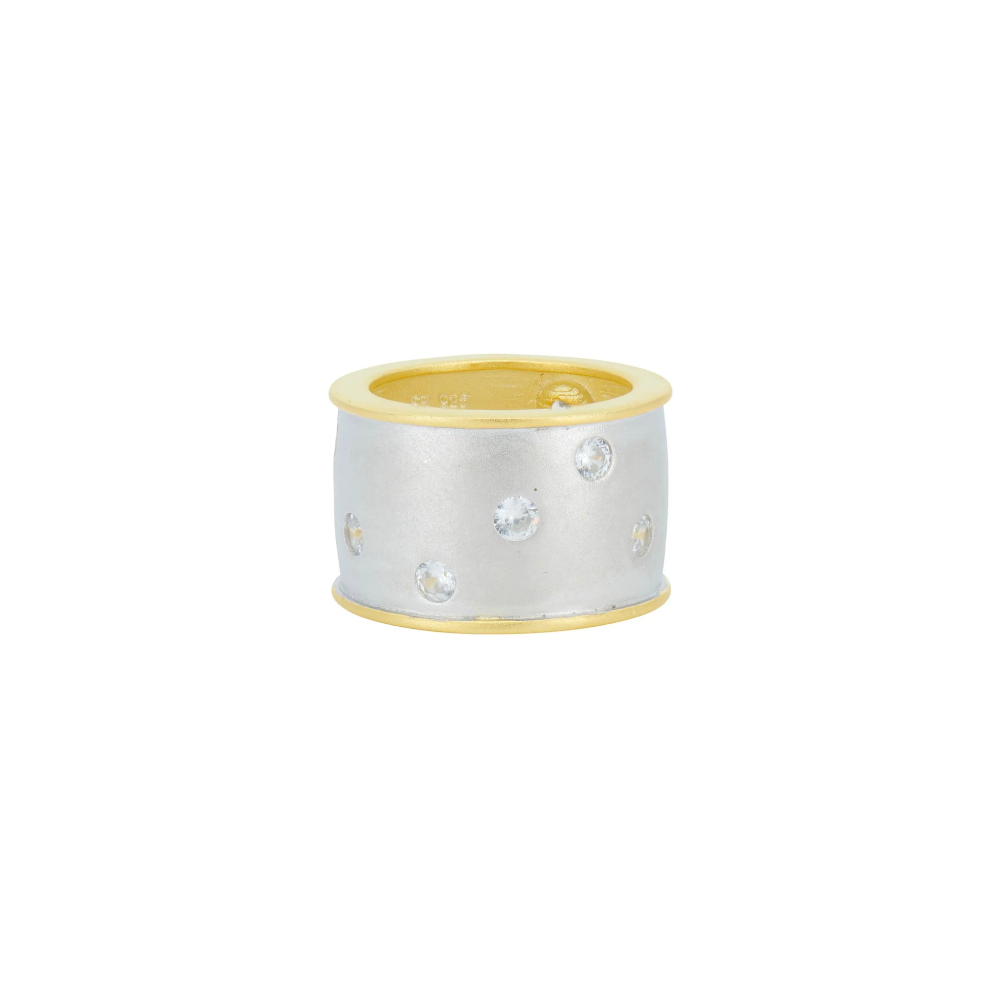 9 Sparkling Cigar Band Ring Armor of Hope RING