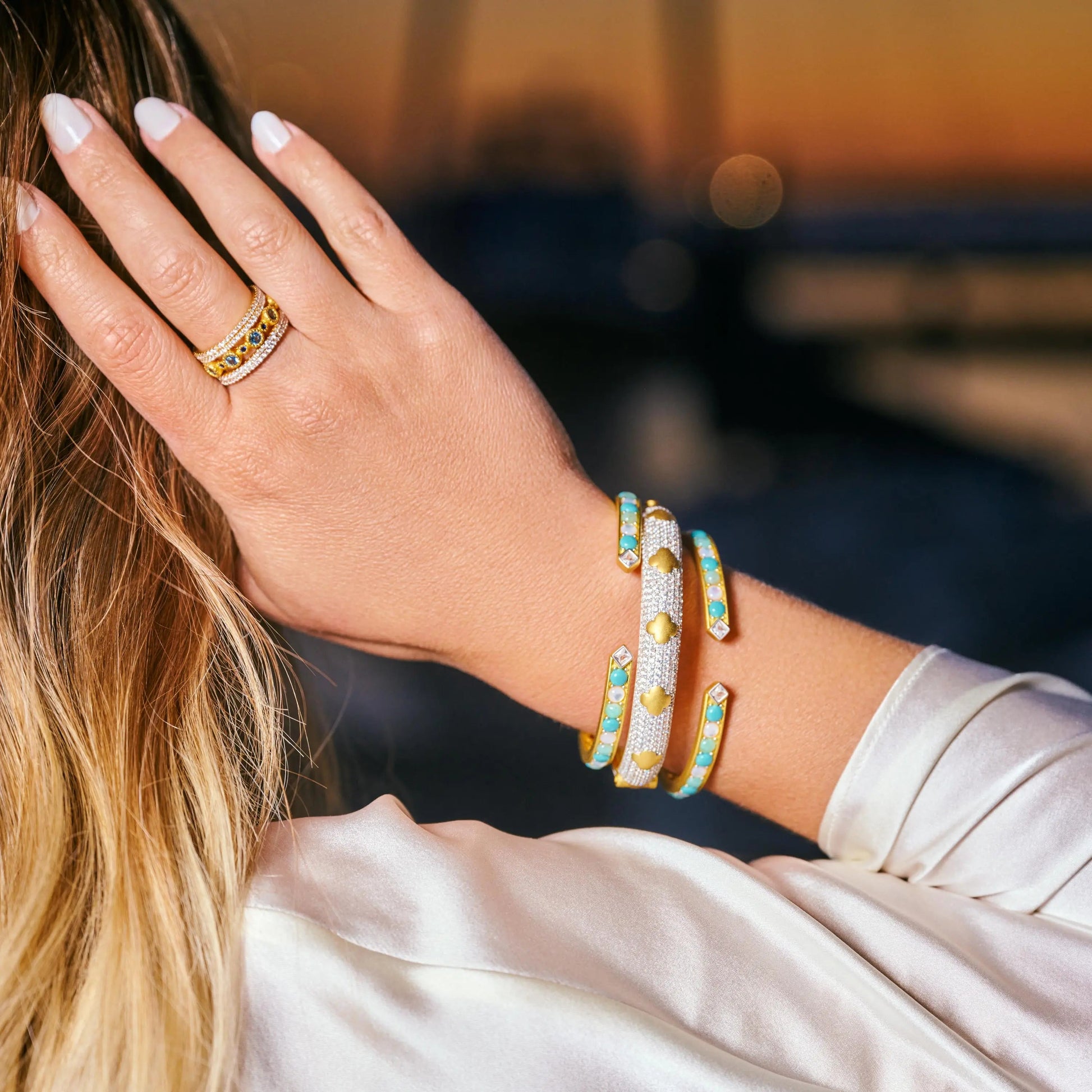  Sparkling Coast 5-Stack Ring Brooklyn Coast RING