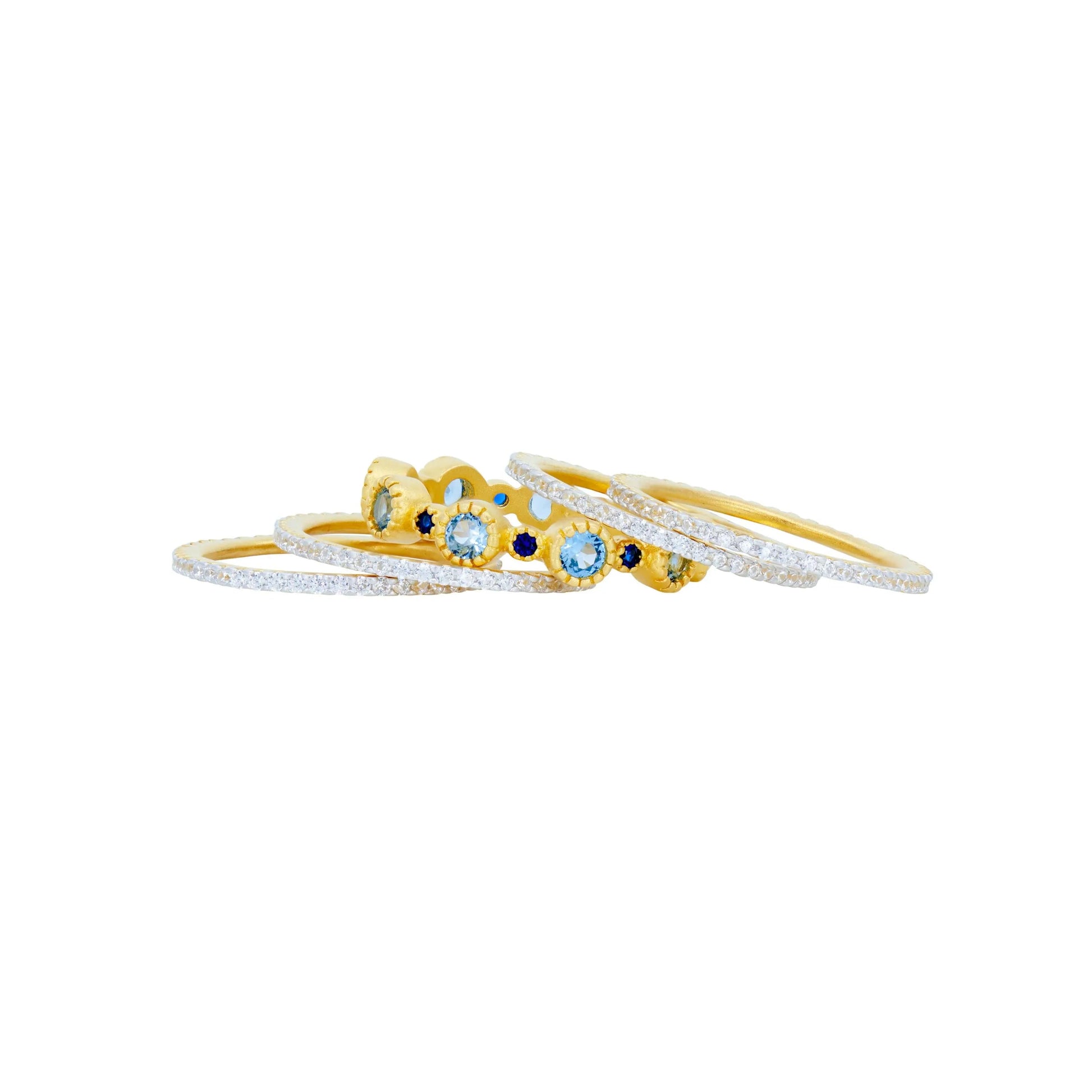  Sparkling Coast 5-Stack Ring Brooklyn Coast RING
