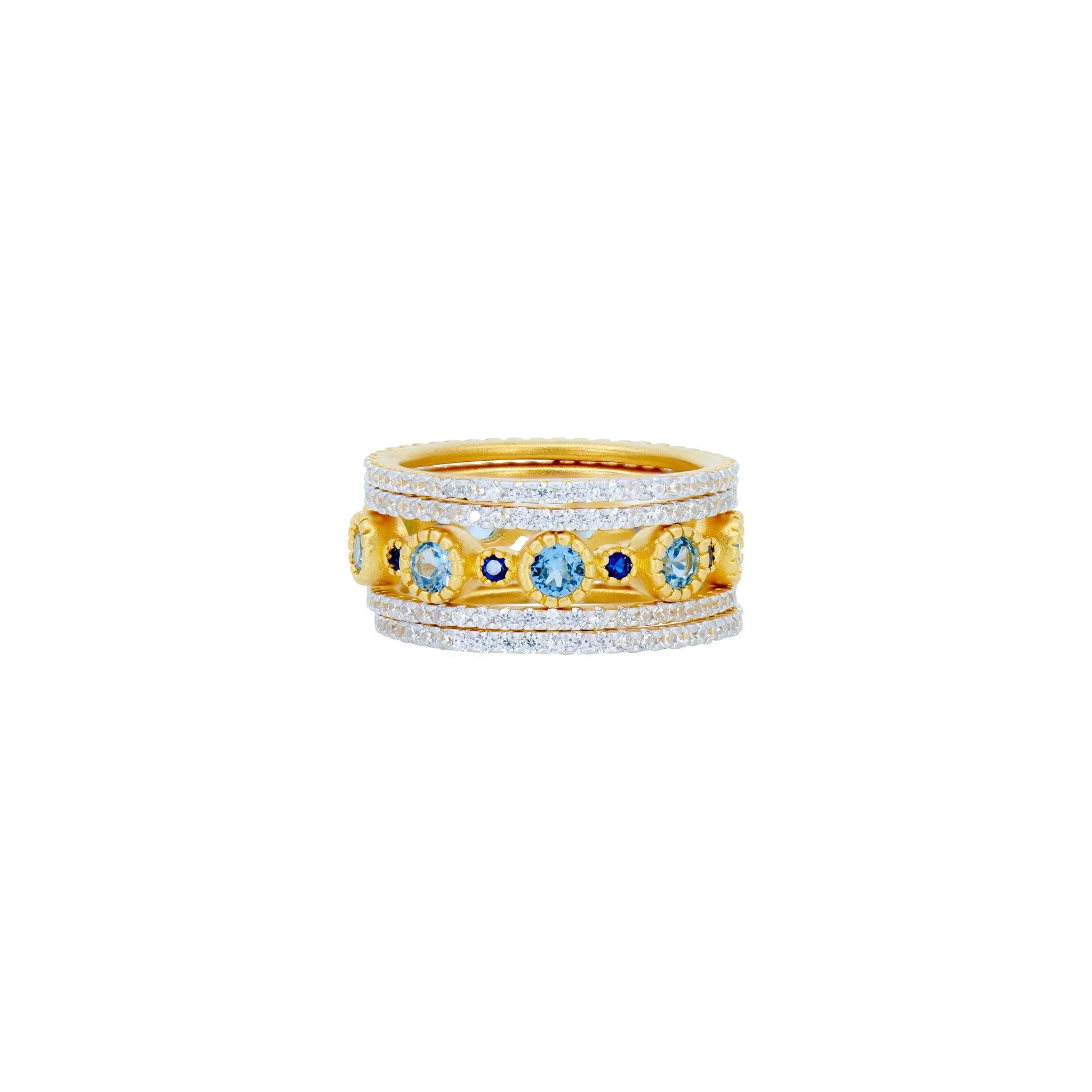 9 Sparkling Coast 5-Stack Ring Brooklyn Coast RING