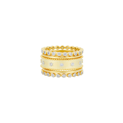 Sparkling Petals 5 - Stack Ring - FREIDA ROTHMAN