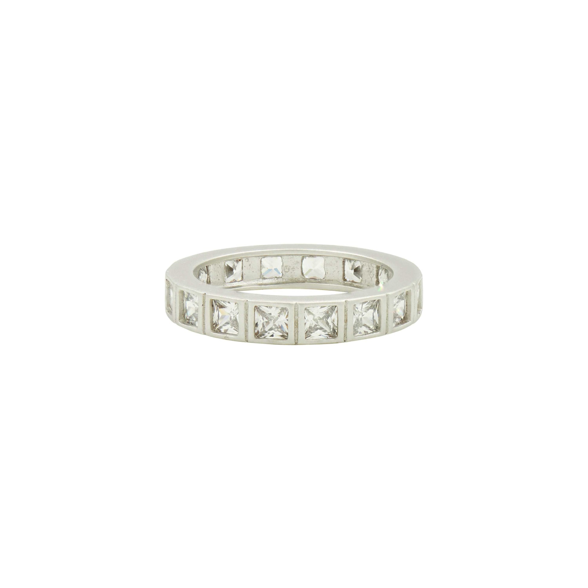 Silver9 Square Radiance Ring RINGS FOR STACKING RING
