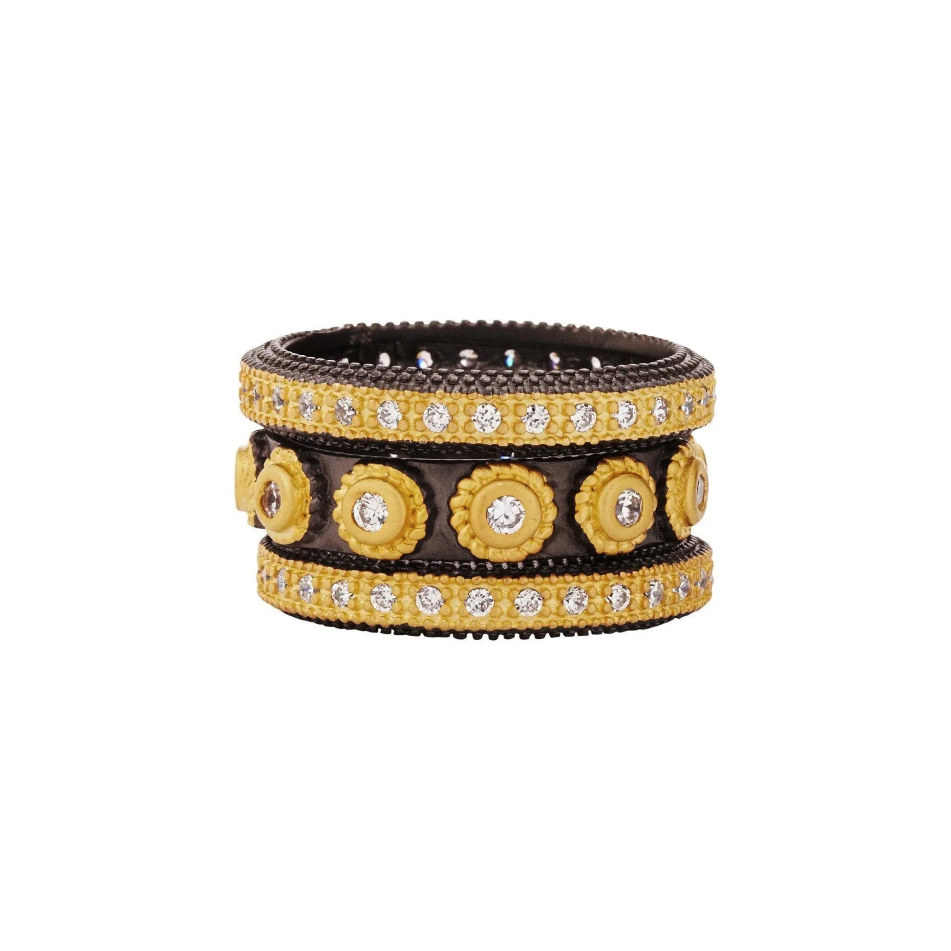 Studded Triple Ring Set - FREIDA ROTHMAN