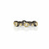 GoldBlackReverse9 Teardrop Band Ring FREIDA ROTHMAN RING