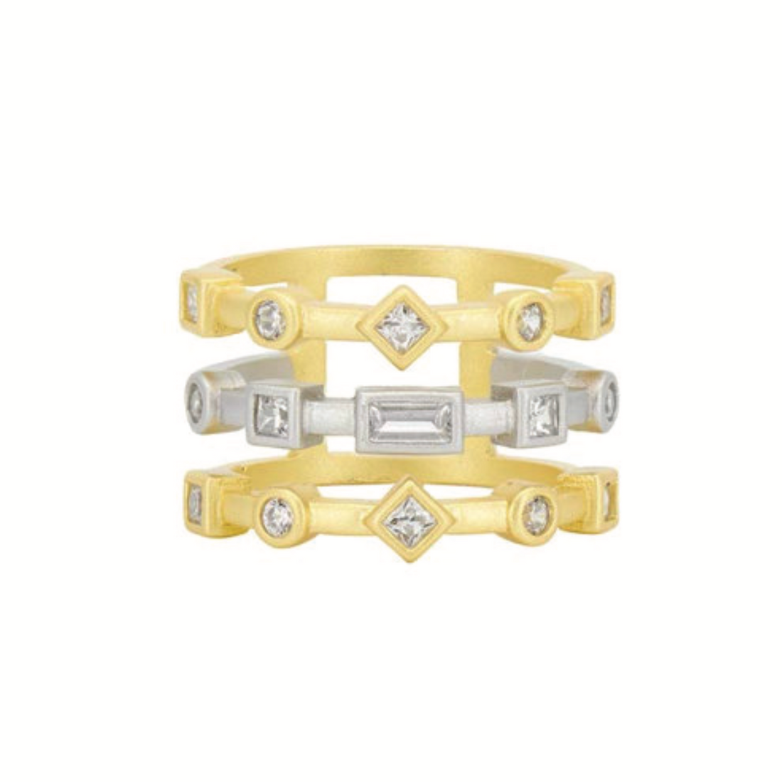 Two-Tone Illusion Ring