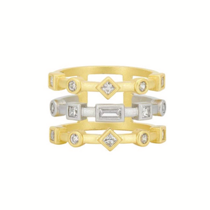 Two-Tone Illusion Ring
