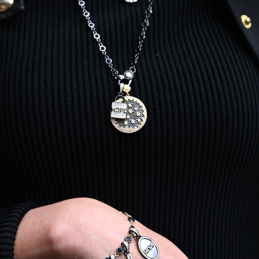 Locked in Hope Pavé Charm