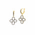 Signature Pointed Clover Drop Earrings - FREIDA ROTHMAN