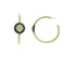 Signature Shining Star Textured Hoop Earrings - FREIDA ROTHMAN