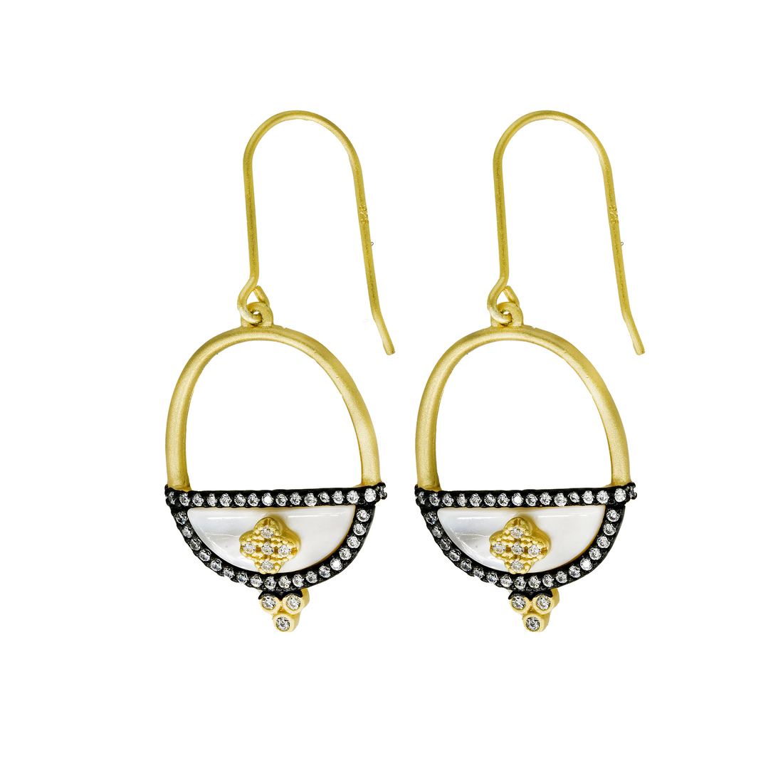 Exclusive Mother of Pearl Drop Earrings