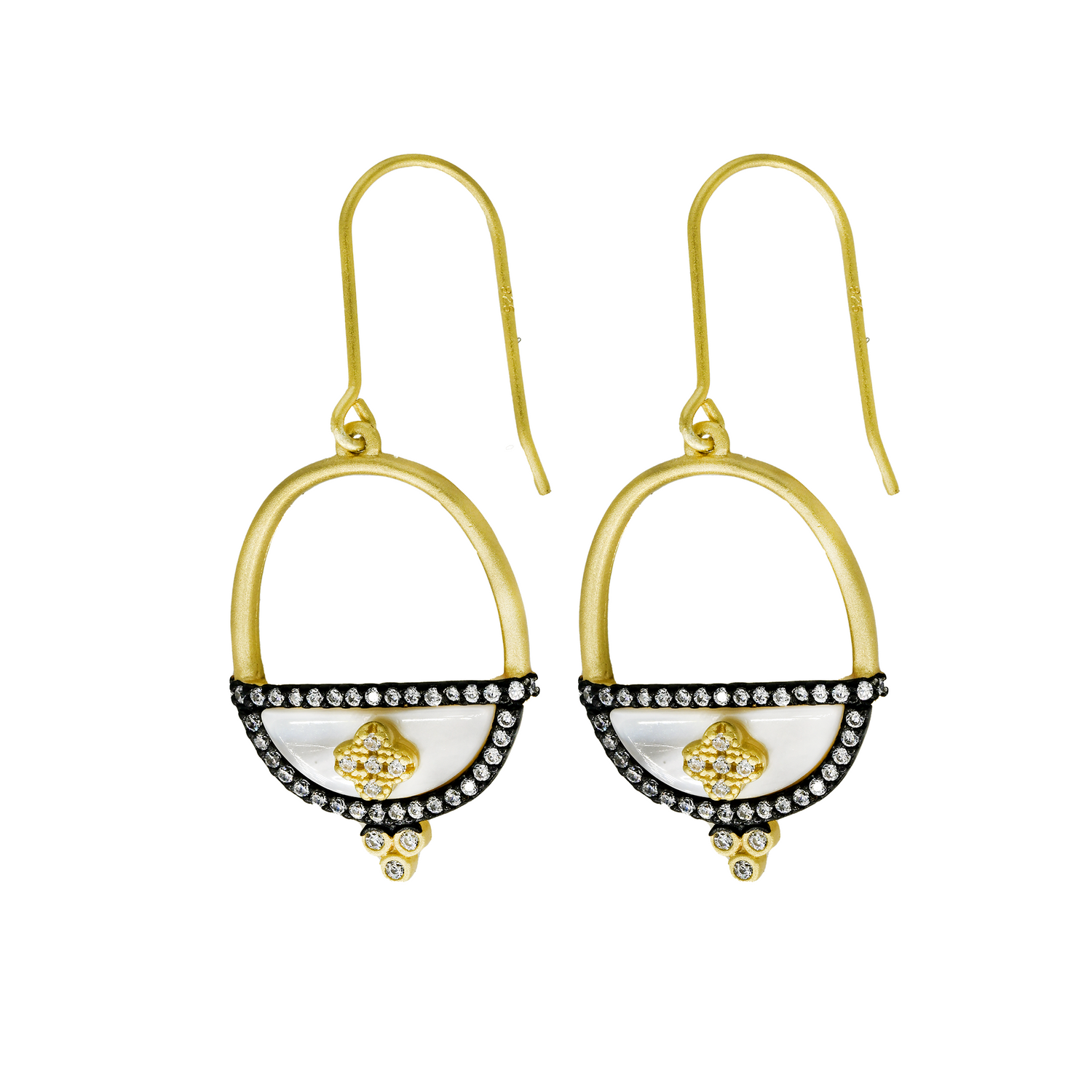 Exclusive Mother of Pearl Drop Earrings