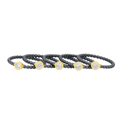 Signature Cityscape Wire 5-Stack Ring - FREIDA ROTHMAN