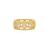 Kaleidoscope Cutout Cigar Band Ring - FREIDA ROTHMAN