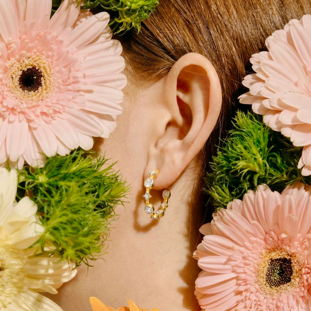 Signature Celestial Oval Hoop