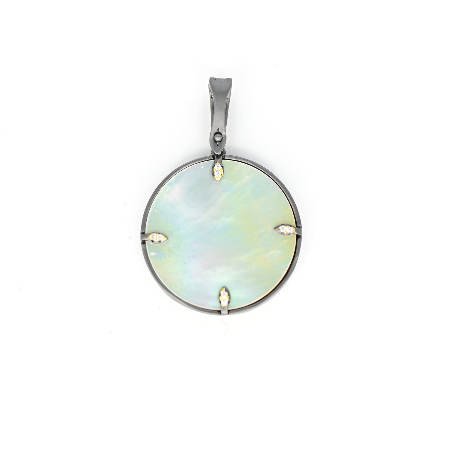 Petals and Pavé Pendant