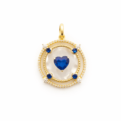 The Circle Heart Charm - FREIDA ROTHMAN