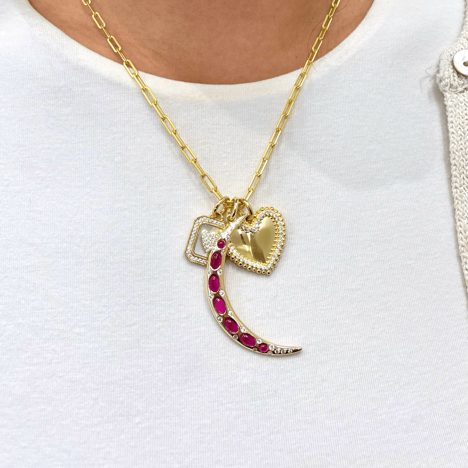 The Crescent Moon Charm - FREIDA ROTHMAN