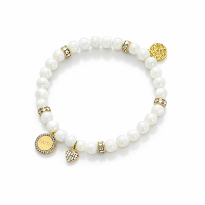 The FAITH Beaded Stretch Bracelet - FREIDA ROTHMAN
