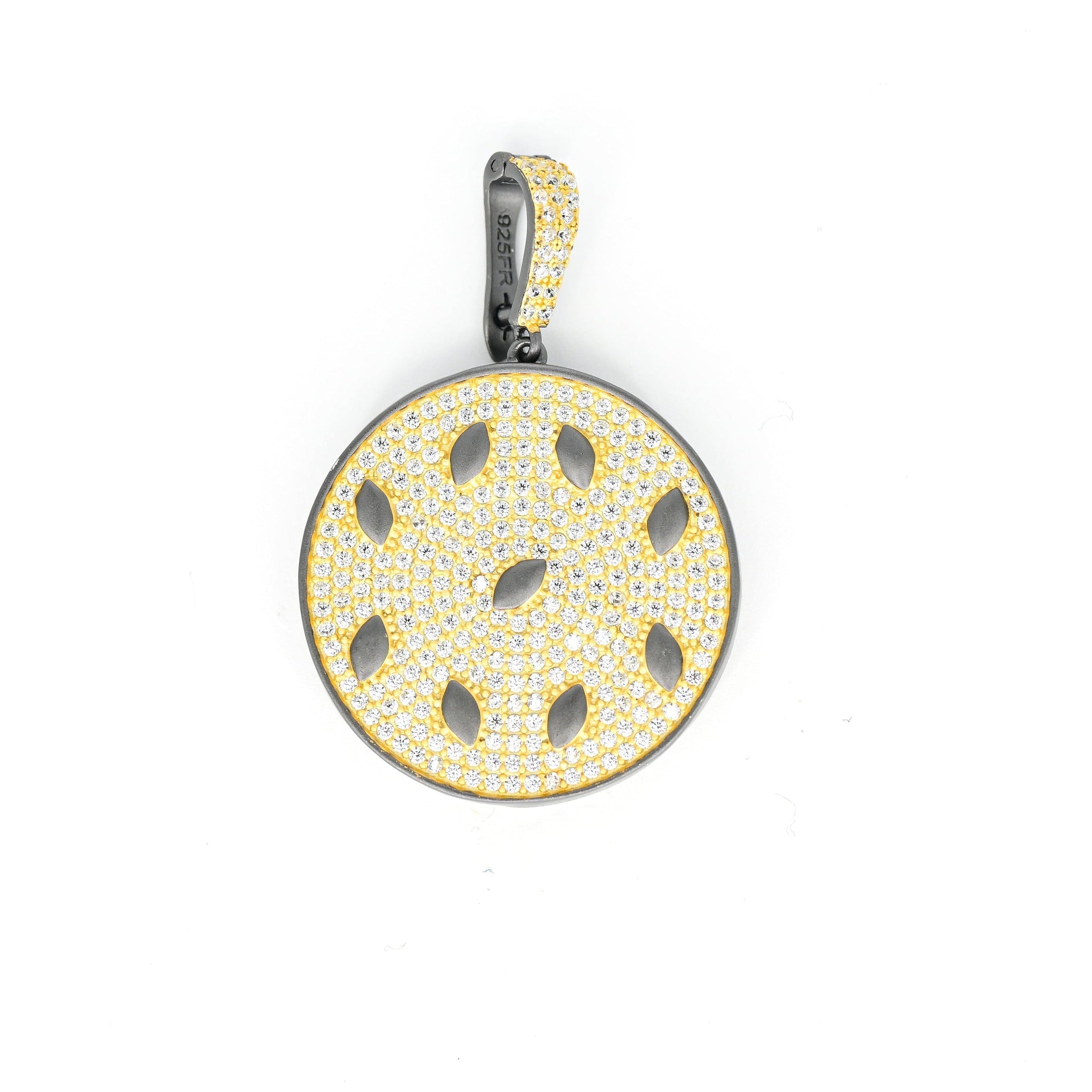 Petals and Pavé Pendant