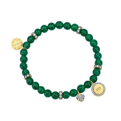 The JOY Beaded Stretch Bracelet - FREIDA ROTHMAN
