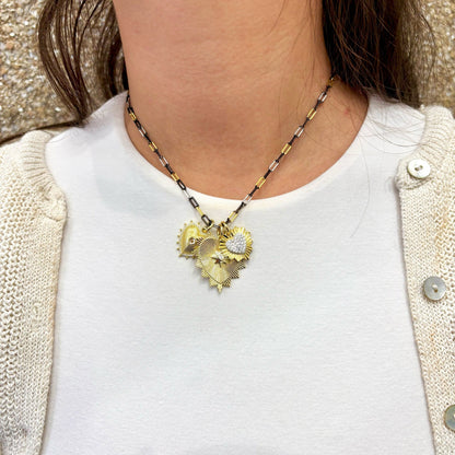 The Heart of Brooklyn Charm Necklace - FREIDA ROTHMAN