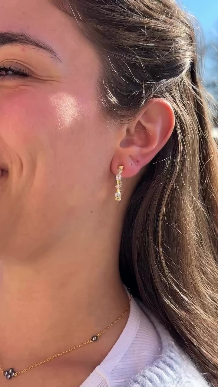 Signature Celestial Oval Hoop