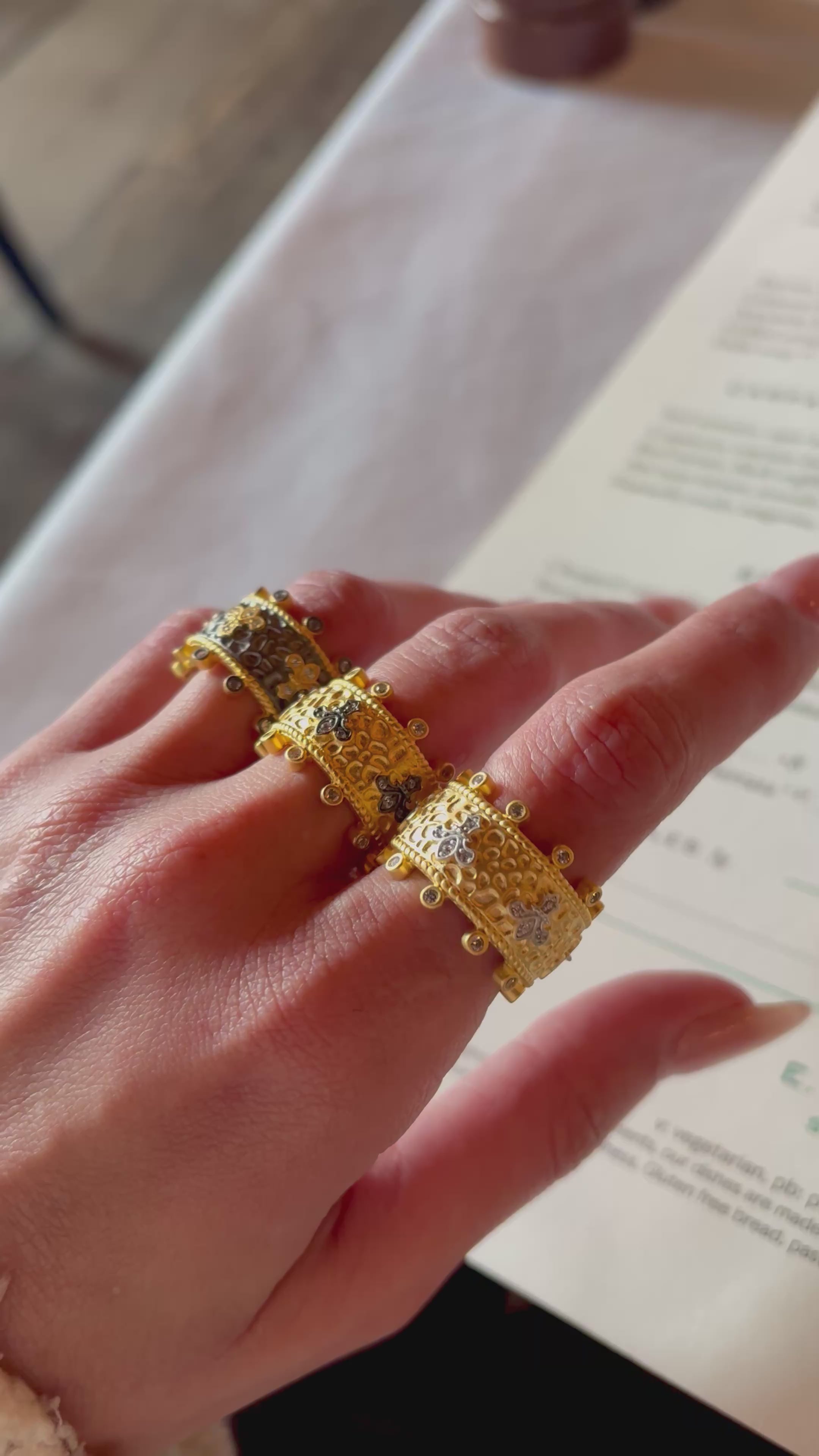 Imperial Fleur de Lis Textured Band Ring